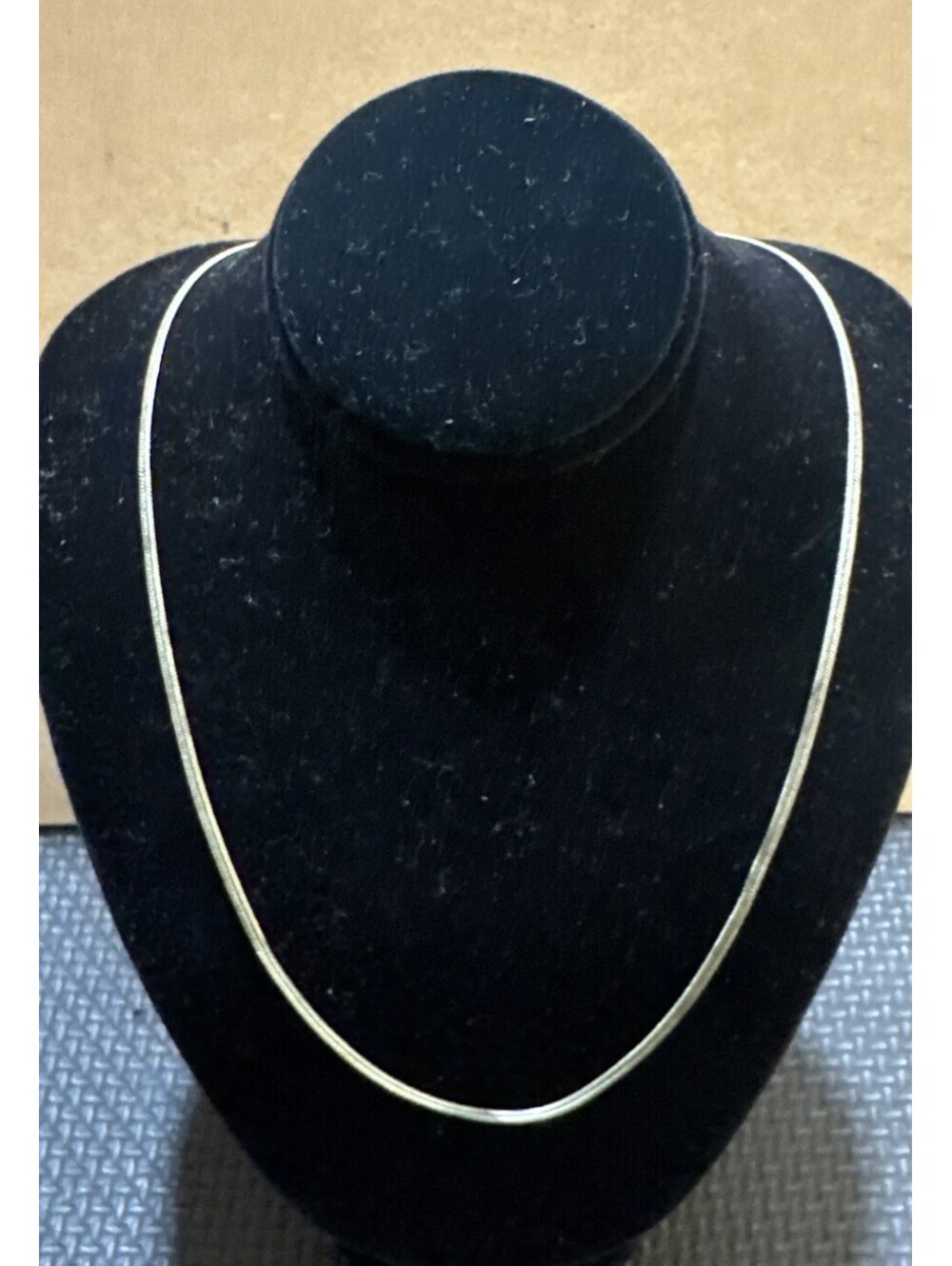 Vintage 925 Sterling Silver 2 mm Herringbone Link 28 Inch